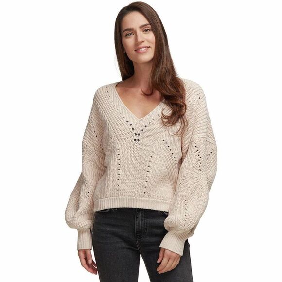 Free People S All Day Long V Neck Sweater - Picture 2 of 13